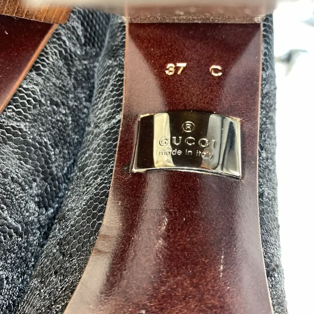 Gucci platform pumps